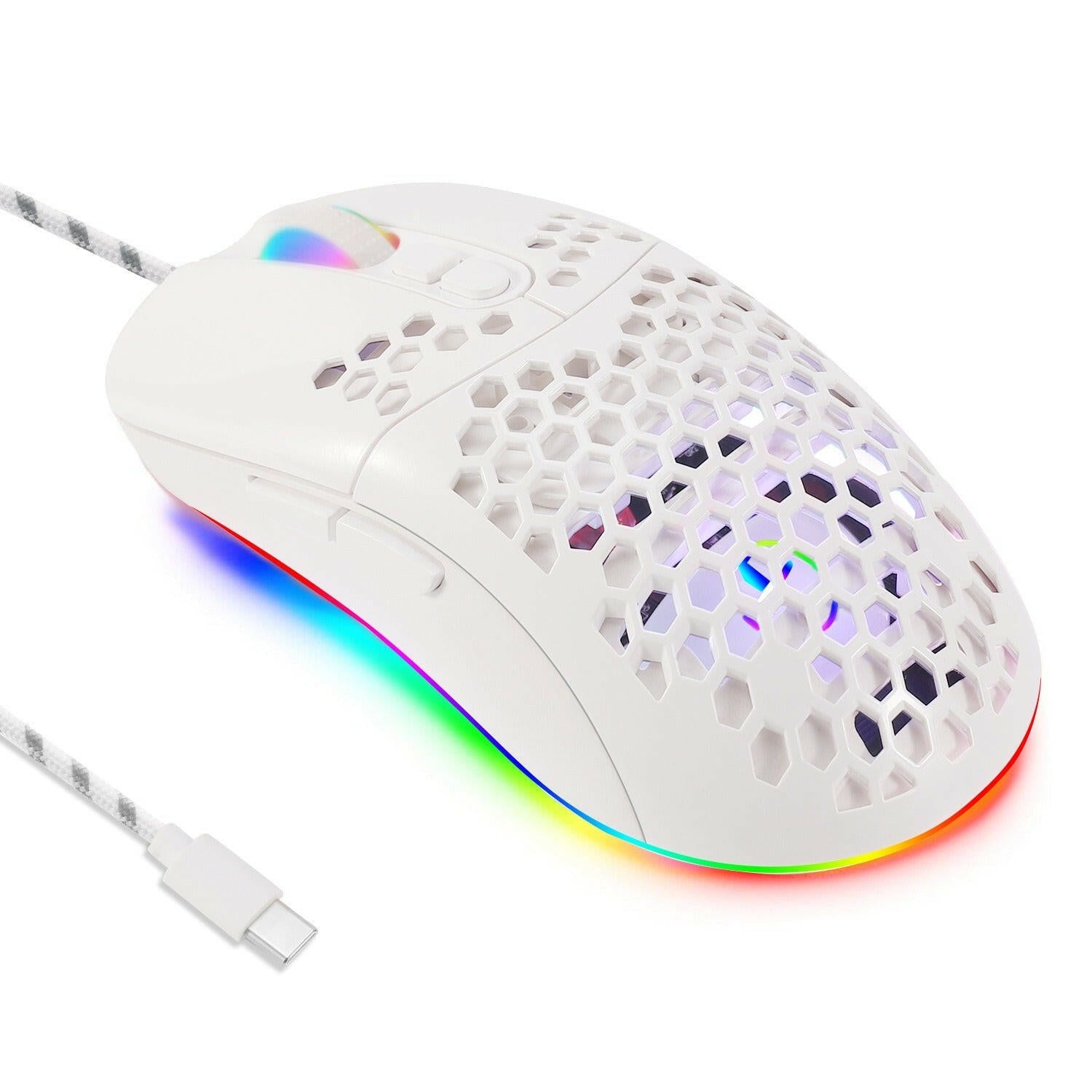 . RGB Wired USB-C Gaming Mouse – 6-Button Macro Programmable Luminous - GoTypical