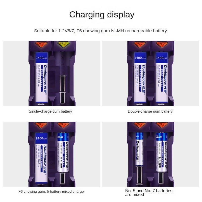 . Nickel Hydrogen Battery Charger – 2 Slot Intelligent USB Charger - GoTypical