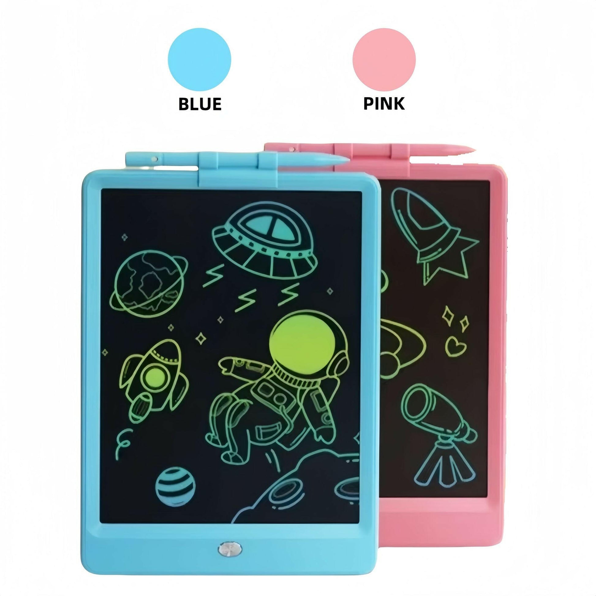 . Children's LCD Drawing Board – Blue Cartoon Design Tablet - GoTypical