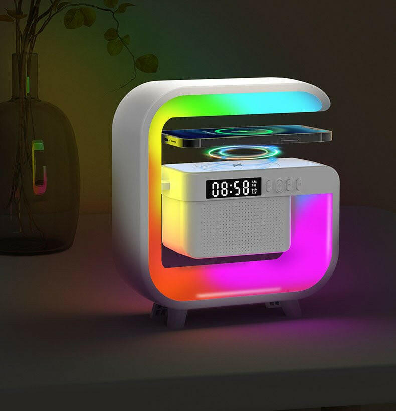 Bluetooth Speaker with Colorful Ambient Night Light – . USB Powered - GoTypical