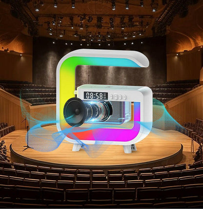 Bluetooth Speaker with Colorful Ambient Night Light – . USB Powered - GoTypical