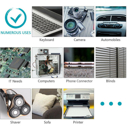 Electric Air Duster – 36000 RPM Rechargeable Cleaner with Long Nozzle - GoTypical