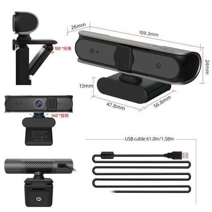. Autofocus Computer Camera – 5MP CMOS Sensor, 1080P Video - GoTypical