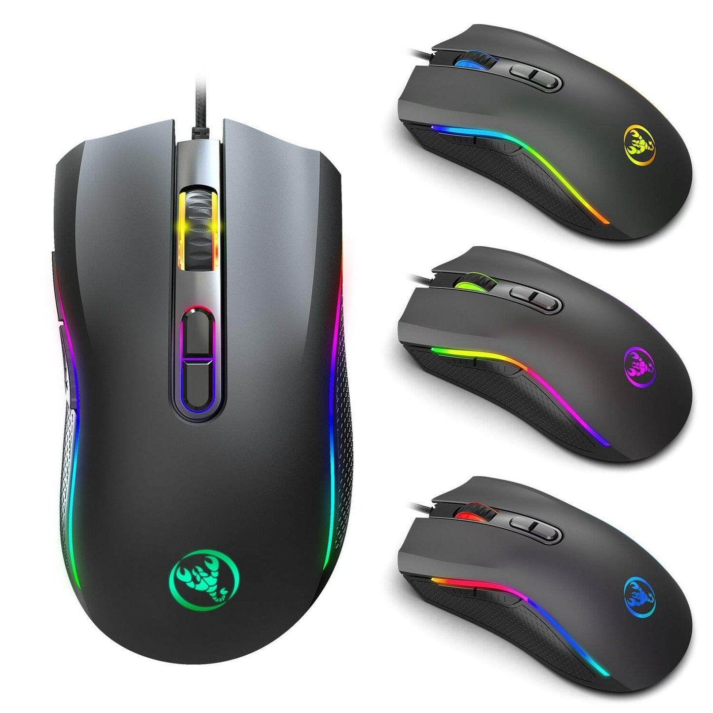 . Gaming Mouse – RGB Lighting Wired Esports Mouse - GoTypical