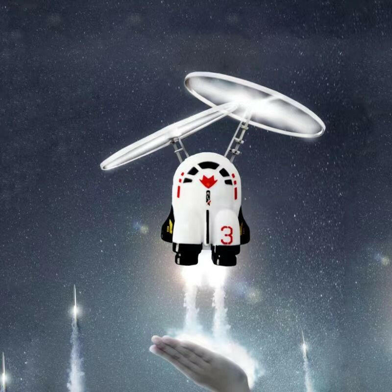 Astronaut Drone Mini Flying Robot Toy – USB Charging Hand Control - GoTypical