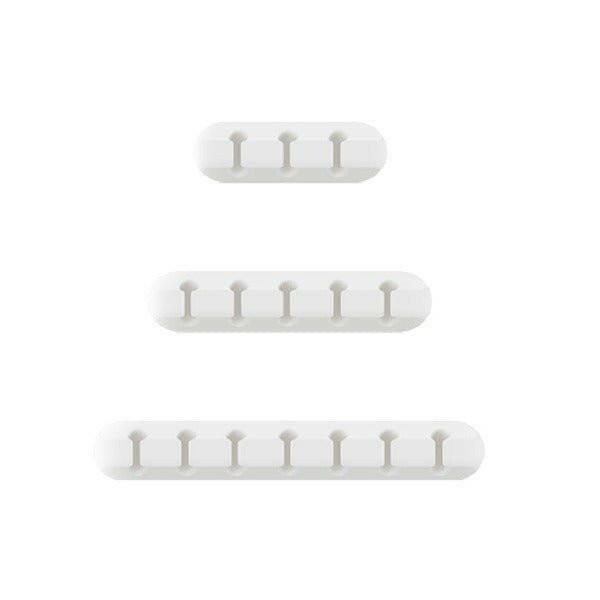 Silicone Desktop Cable Organizer – Multi-Cable Holder Cord Management - GoTypical