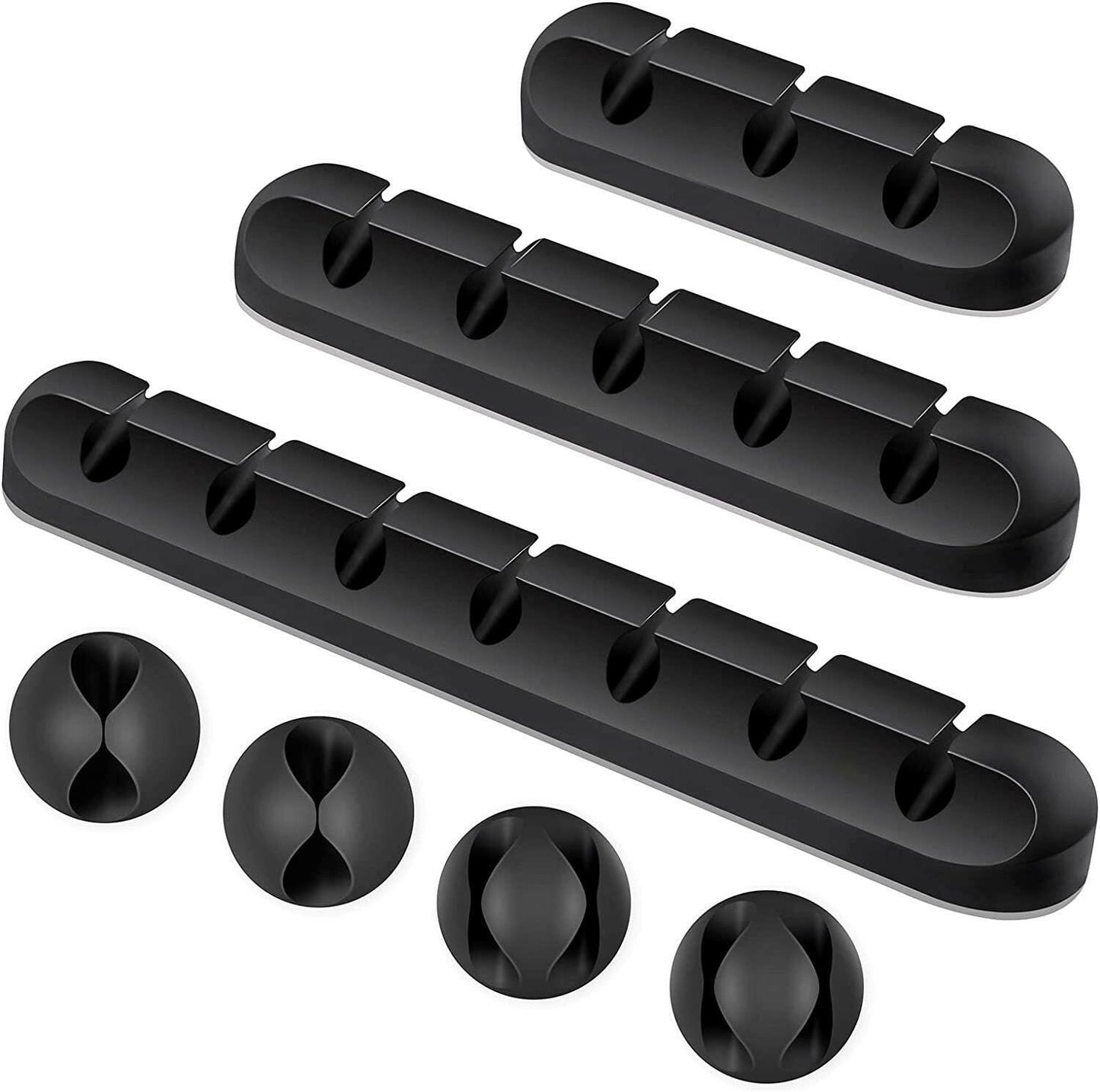 Silicone Desktop Cable Organizer – Multi-Cable Holder Cord Management - GoTypical