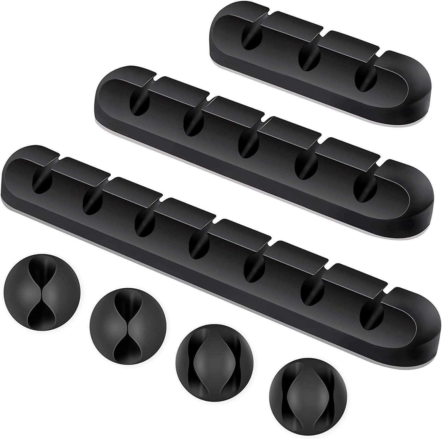 Silicone Desktop Cable Organizer – Multi-Cable Holder Cord Management - GoTypical