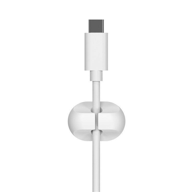 Silicone Desktop Cable Organizer – Multi-Cable Holder Cord Management - GoTypical