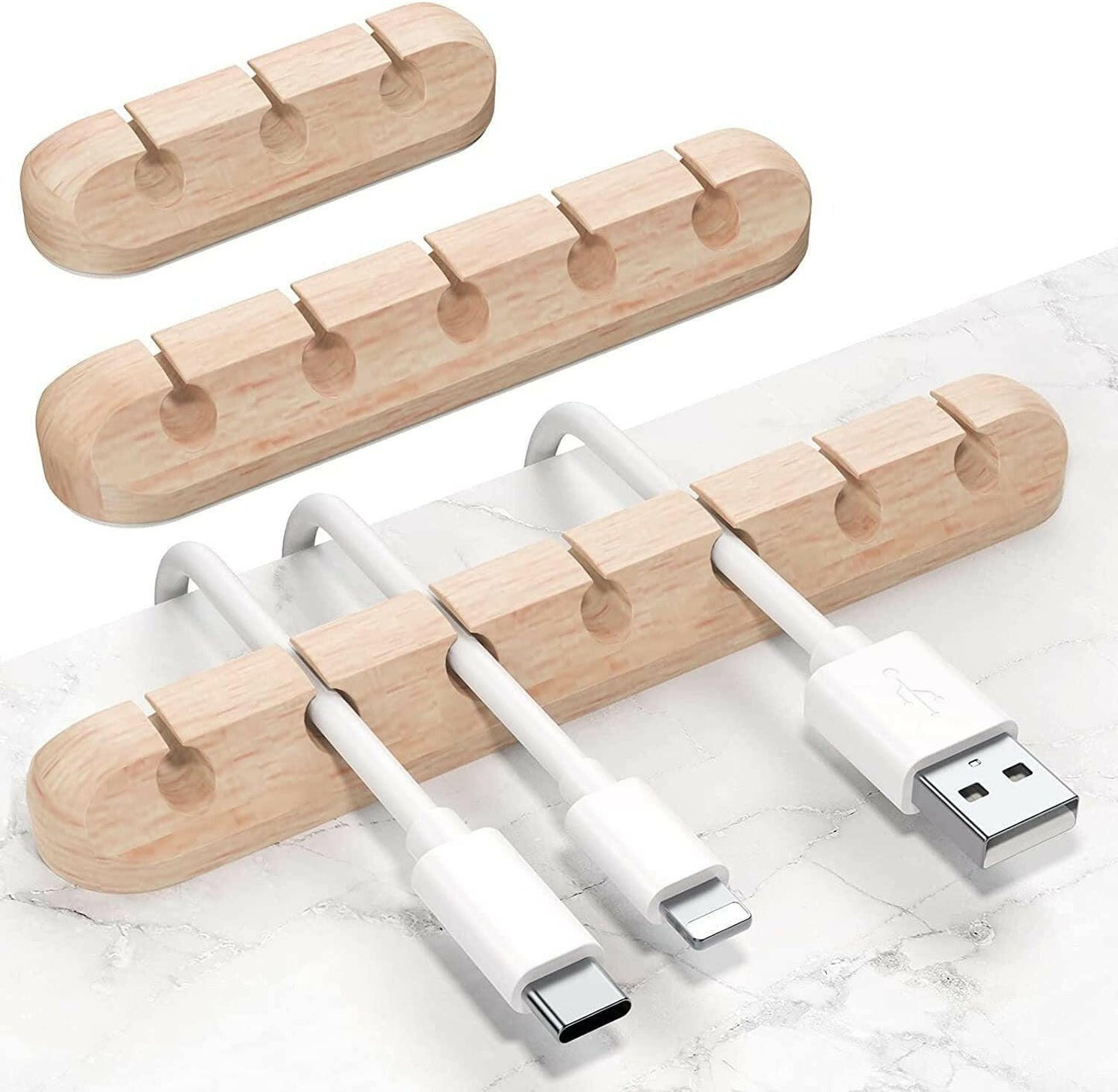 Silicone Desktop Cable Organizer – Multi-Cable Holder Cord Management - GoTypical