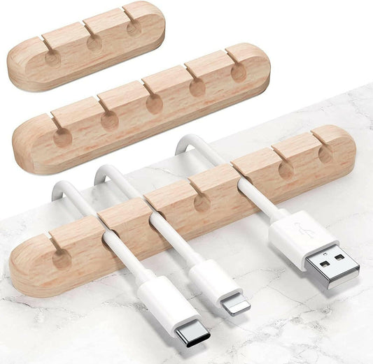 Silicone Desktop Cable Organizer – Multi-Cable Holder Cord Management - GoTypical