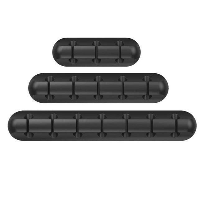 Silicone Desktop Cable Organizer – Multi-Cable Holder Cord Management - GoTypical