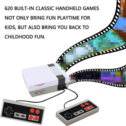 . Retro 8-Bit Mini Portable Game Console – ABS, AV Output - GoTypical