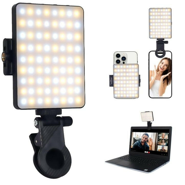 . Rechargeable RGB LED Fill Light – Tri-Color Mobile Video Lamp - GoTypical