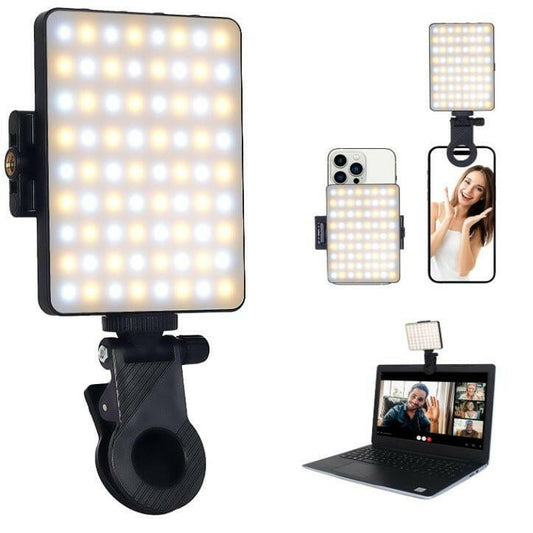 . Rechargeable RGB LED Fill Light – Tri-Color Mobile Video Lamp - GoTypical
