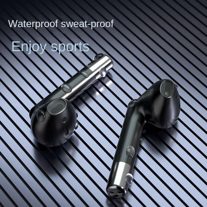 . Bluetooth Headset – Jerry Chip, White, Digital Display - GoTypical