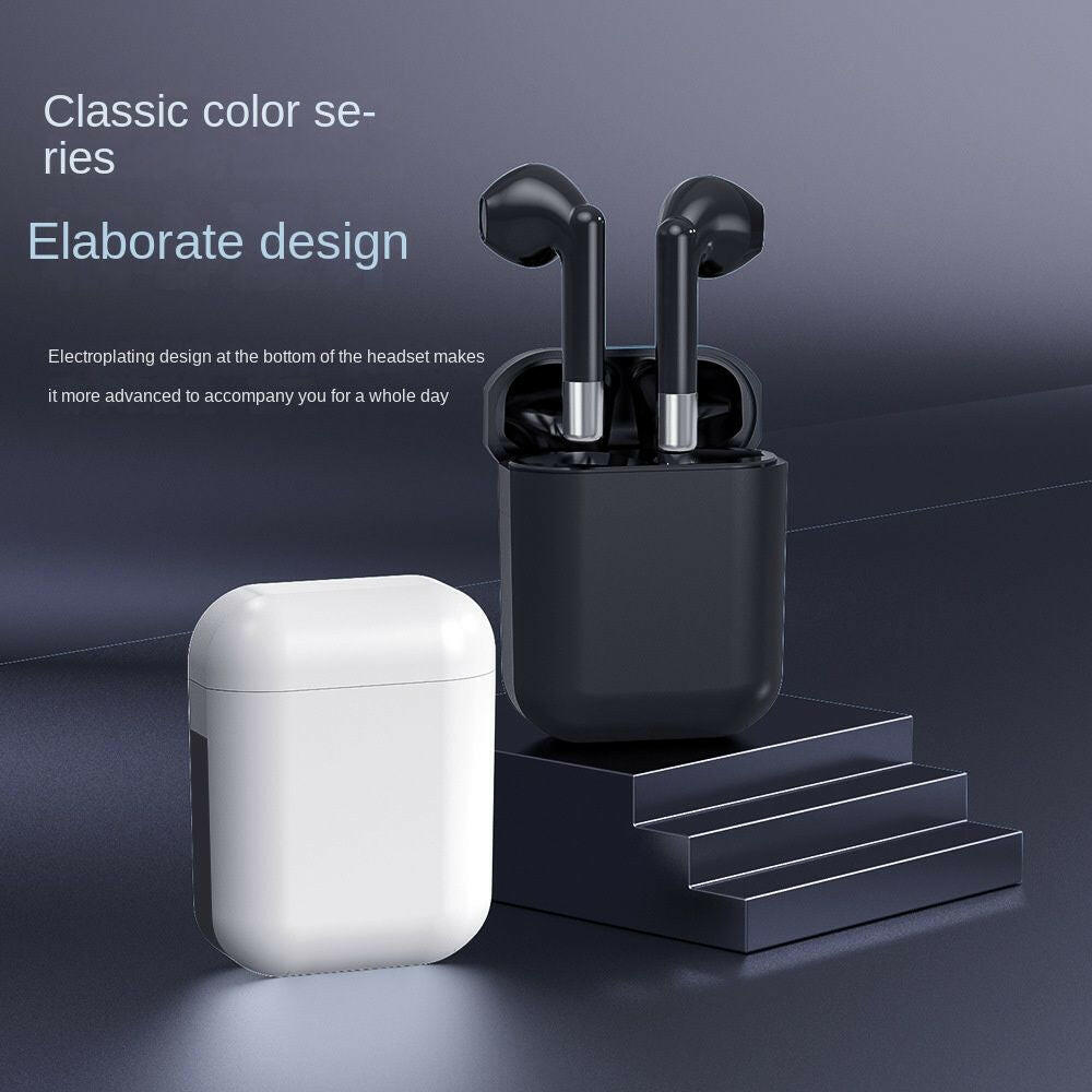 . Bluetooth Headset – Jerry Chip, White, Digital Display - GoTypical