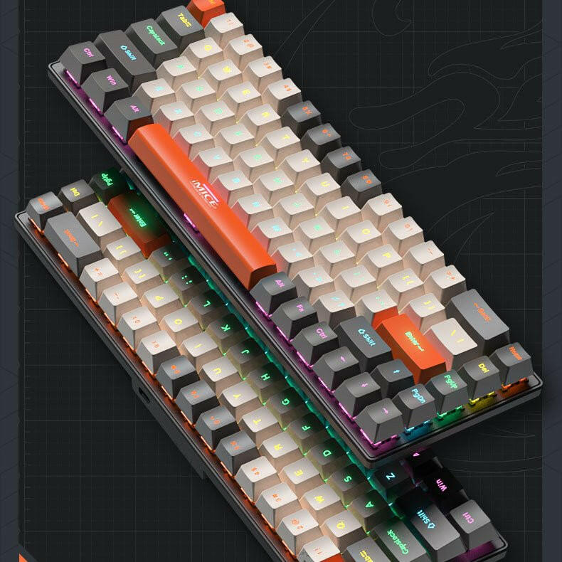 . Mechanical Keyboard 68 Keys Type-C Wired Blue Switch - GoTypical