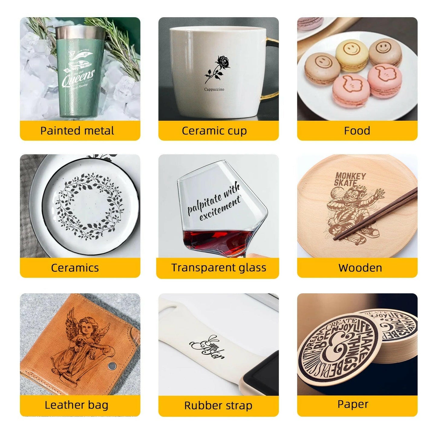 Laser Engraver – DAJA Mini Portable Bluetooth CNC Machine for Wood & Leather - GoTypical