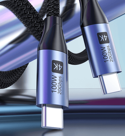 . 100W Data Cable – Aluminium Alloy Fast Charging & 20Gbps High-Speed - GoTypical