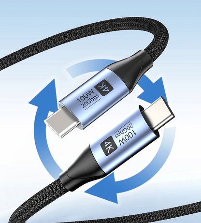 . 100W Data Cable – Aluminium Alloy Fast Charging & 20Gbps High-Speed - GoTypical