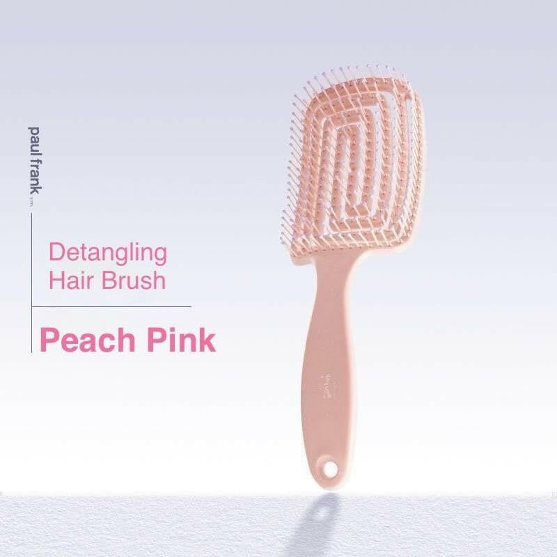 Detangler Hair Brush – Curved Vented Design for Faster Blow Drying - GoTypical