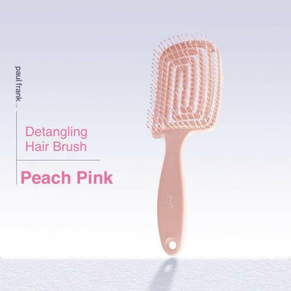 Detangler Hair Brush – Curved Vented Design for Faster Blow Drying - GoTypical