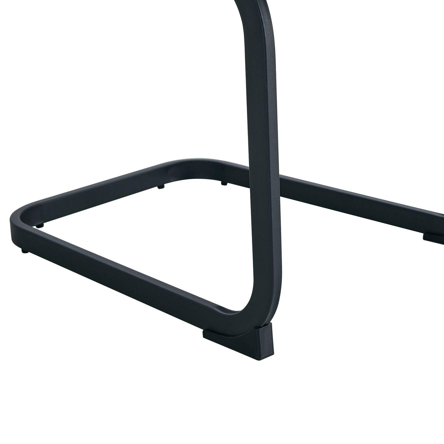 . Tech Cloth Dining Chairs – Brown High Back with Metal Legs Set of 2 - GoTypical