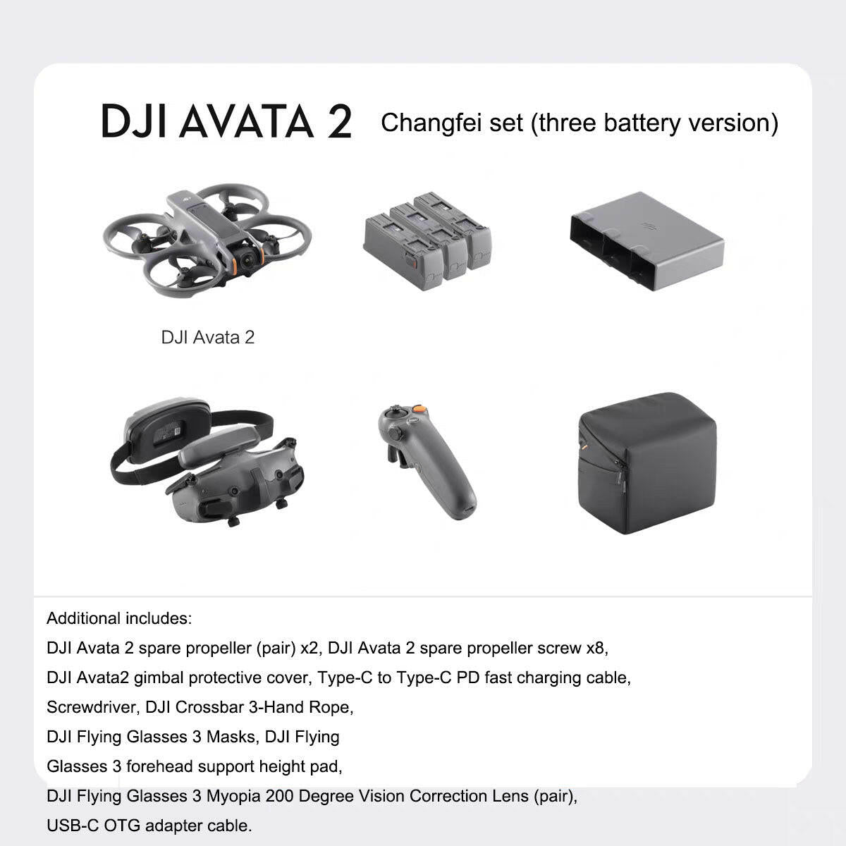 DJI Avata 2 Aerial Photography Drone – Remote Control, 23 Min Flight - GoTypical