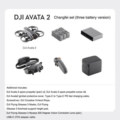 DJI Avata 2 Aerial Photography Drone – Remote Control, 23 Min Flight - GoTypical