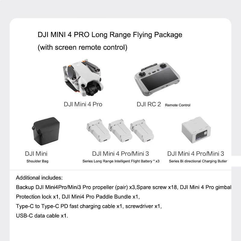 DJI Mini 4 Pro Drone – 4K Camera | Compact Lightweight Fly More Combo - GoTypical