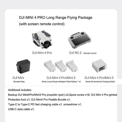 DJI Mini 4 Pro Drone – 4K Camera | Compact Lightweight Fly More Combo - GoTypical