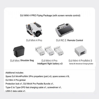 DJI Mini 4 Pro Drone – 4K Camera | Compact Lightweight Fly More Combo - GoTypical