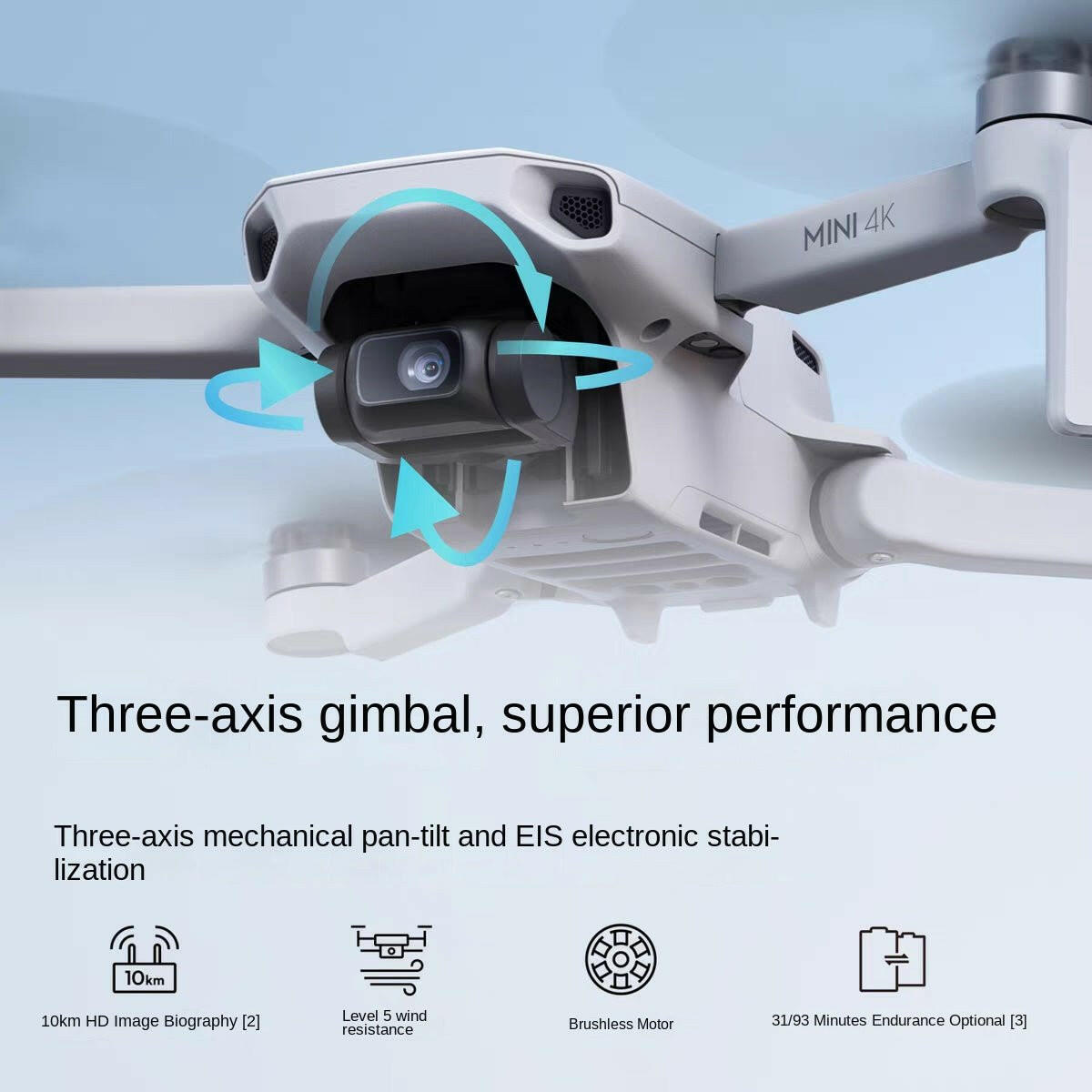 . DJI Mini 4K Aerial Drone – Remote Control, 31-Min Battery - GoTypical