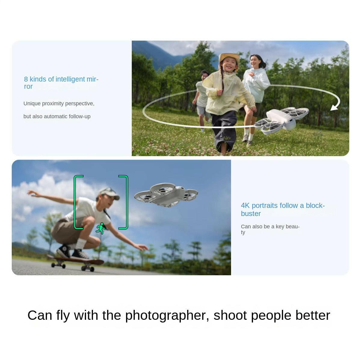 DJI Neo 4K Drone – Handheld Vlog Aerial Photography with AI Tracking - GoTypical