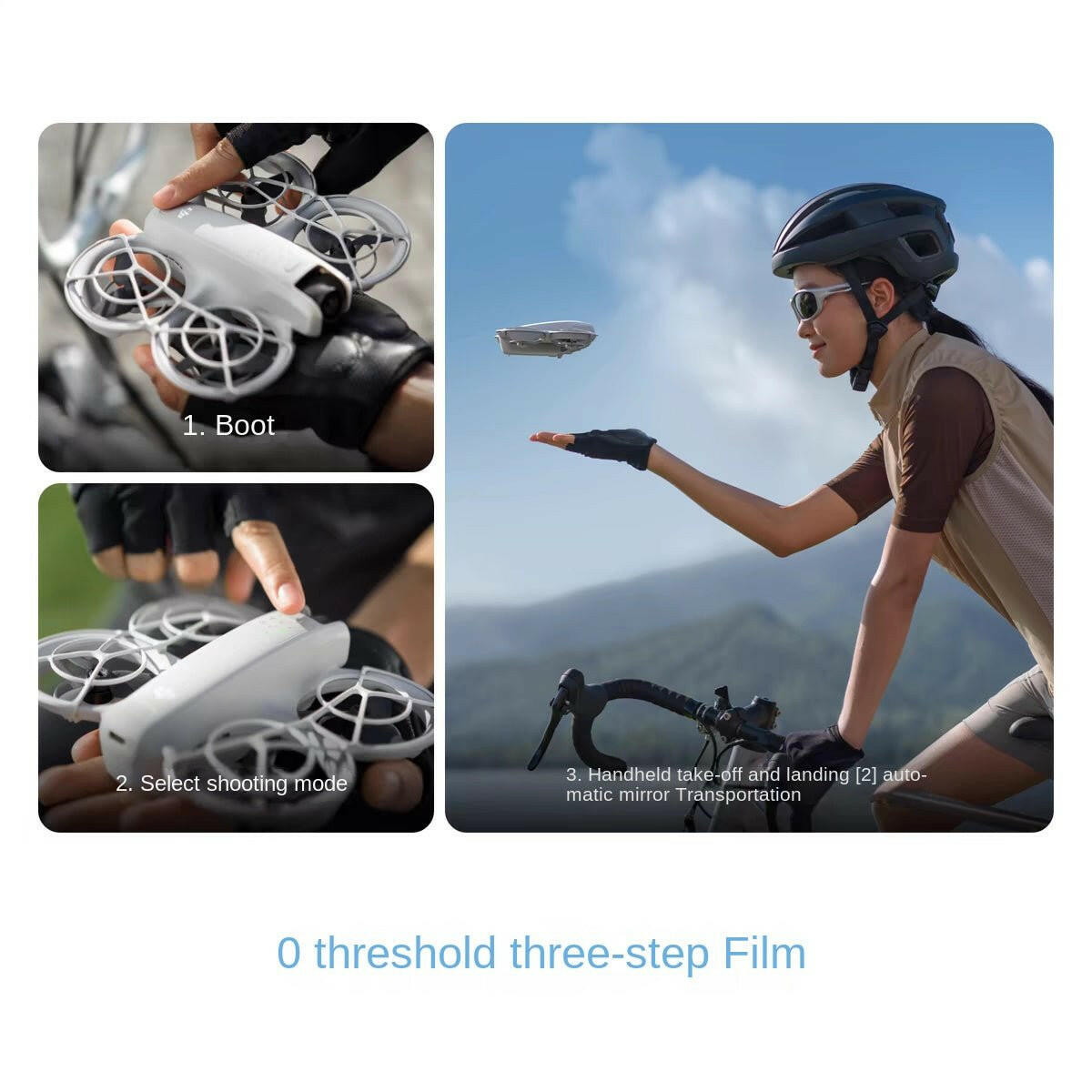 DJI Neo 4K Drone – Handheld Vlog Aerial Photography with AI Tracking - GoTypical