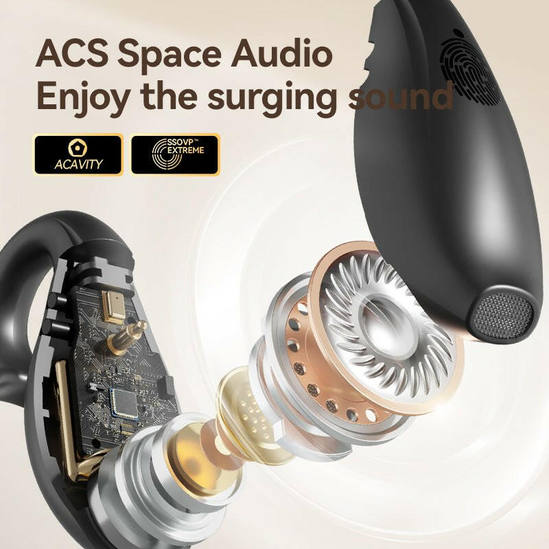 . Dolphin M66 Wireless Bone Conduction Bluetooth Earphones – Noise Reduction, Waterproof - GoTypical