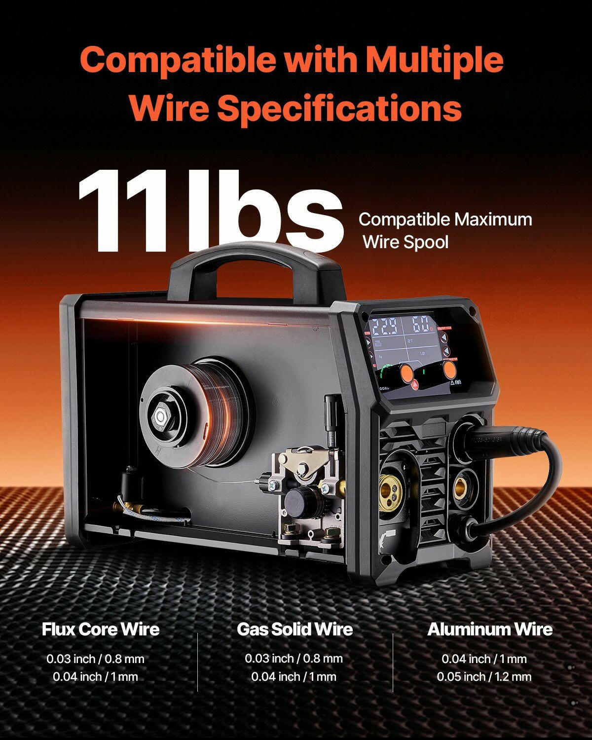 VEVOR 200A Pro MIG Welder 5-in-1 Synergic Welding Machine Dual Voltage - GoTypical