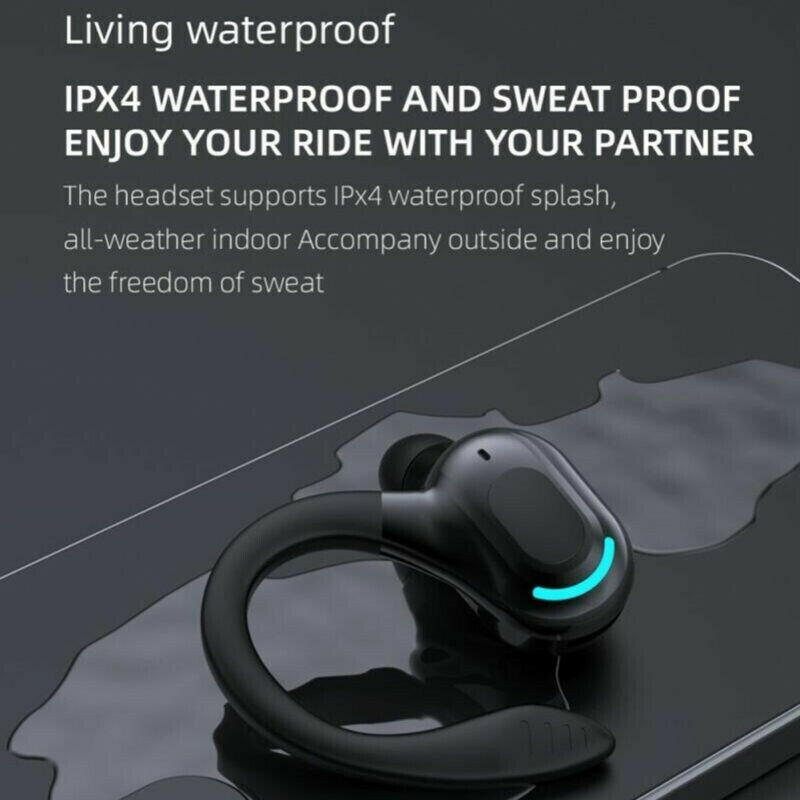 Bluetooth 5.1 Wireless Earbuds – Stereo Headphones with Ear Hook - GoTypical
