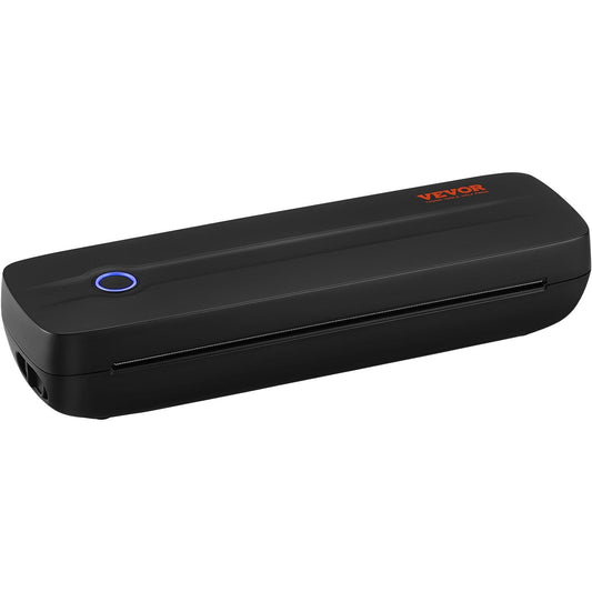 VEVOR Portable Thermal Printer - 2600mAh Battery, 300 DPI, Bluetooth Inkless Mobile Printer for A4, A5 & 8.5" x 11" Thermal Paper, Compatible with iOS, Android & Laptop, for Travel, Office & Home Use.