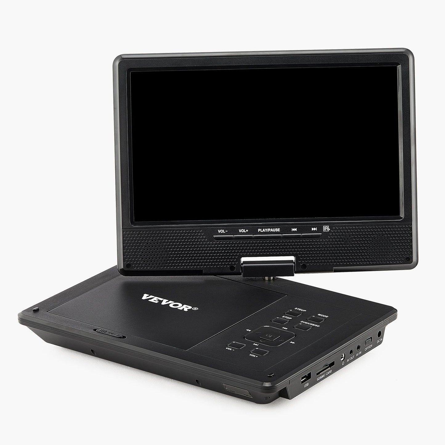 VEVOR Portable DVD Player 9 in HD Swivel Display Screen 4 Hours Built-in Battery - GoTypical