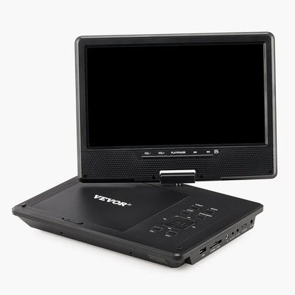 VEVOR Portable DVD Player 9 in HD Swivel Display Screen 4 Hours Built-in Battery - GoTypical