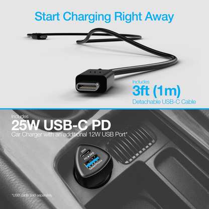 Naztech MagLock CAR 15W Magnetic Wireless Fast Charging Vent Mount with Qi2.