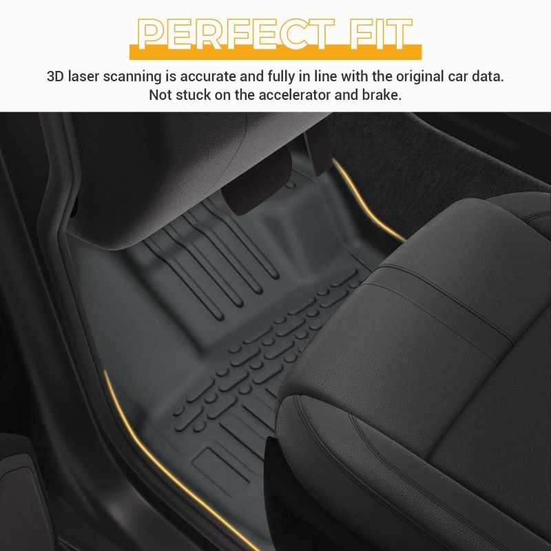 TPE Rubber Car Floor Mats for 2017-2020 F*rd Fusion.