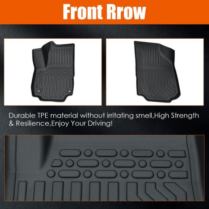 Car Floor Mats For 18-22 Chevrolet Equinox & 18-23 GMC Terrain / Terrain Denali.