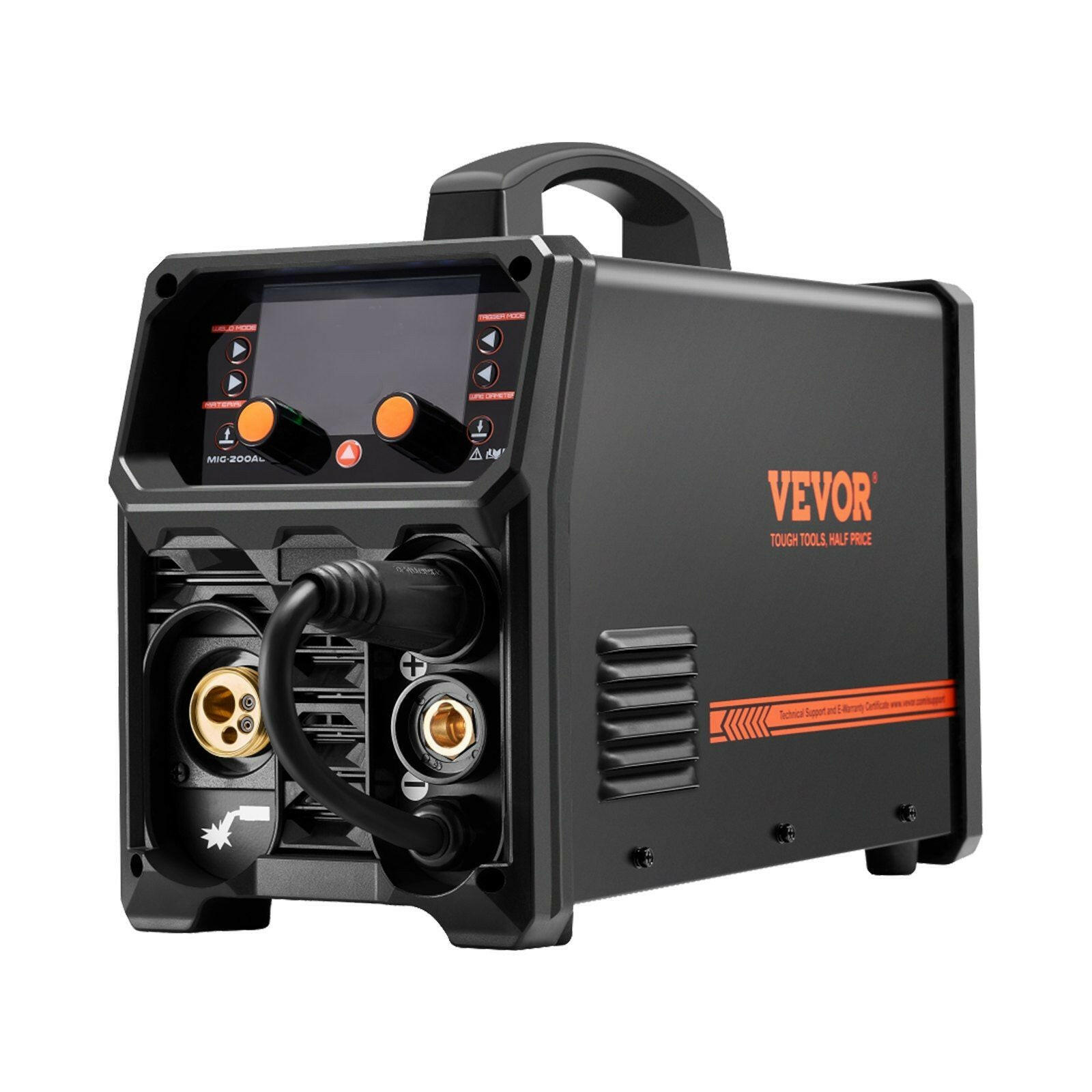 VEVOR 200A Pro MIG Welder 5-in-1 Synergic Welding Machine Dual Voltage - GoTypical