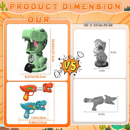 Count 2 times for the mechanical dragon punch and the dinosaur gun + 20 balls - GoTypical