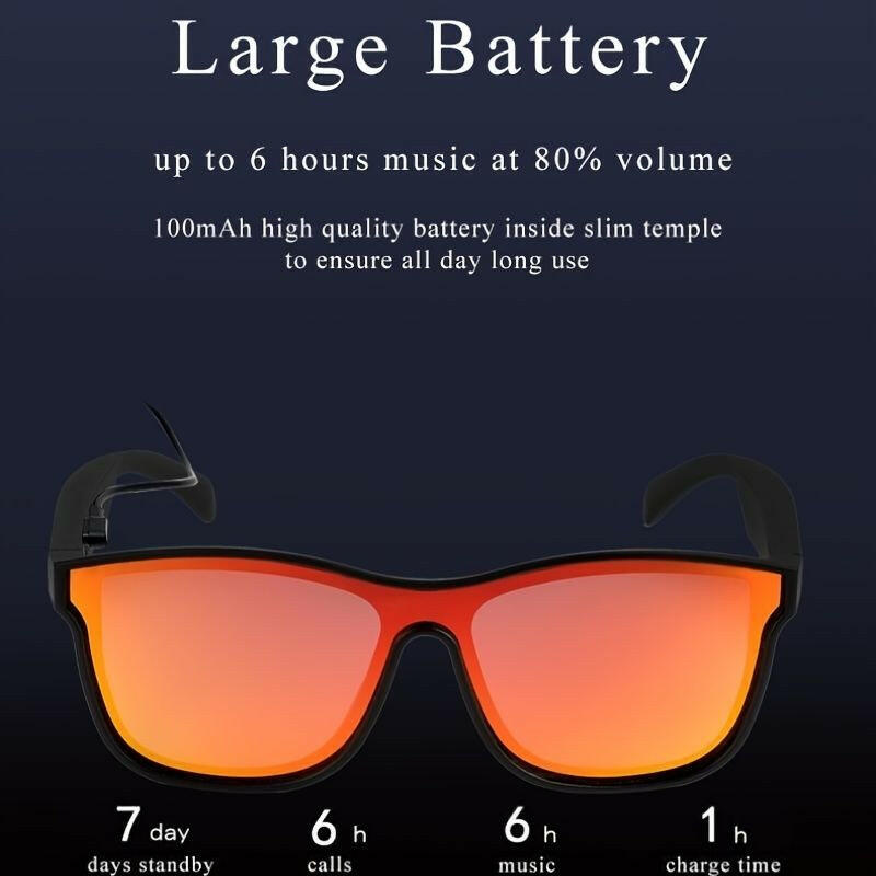 Smart Audio Sunglasses – Bluetooth Wireless Open-Ear Music with UV Protection - GoTypical