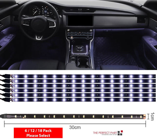 Lot Waterproof 12''/15 DC 12V Motor LED Strip Underbody Light For Car Motorcycle.