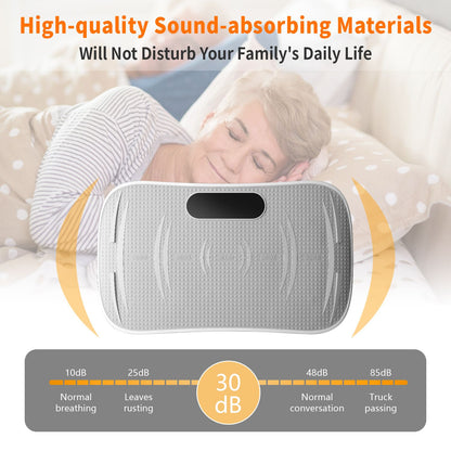 Vibration Plate Whole Body Exercise Vibrating Relaxation Machine Circulation Lymphatic Detox Device With LED Screen Low Noise Strong Power Bluetooth Remote Control Max Weight 330LB - GoTypical